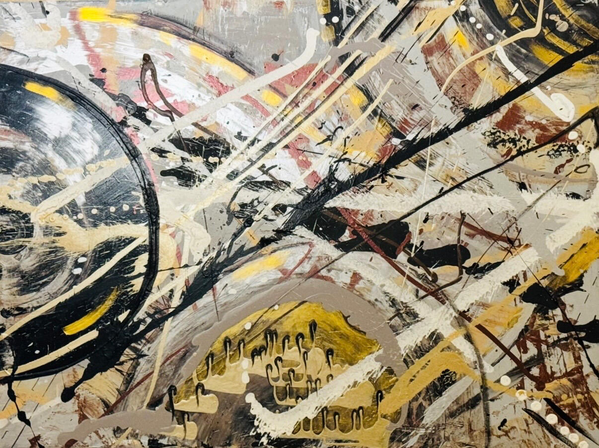 "BARBARIC FRENZY" 36x48 $300