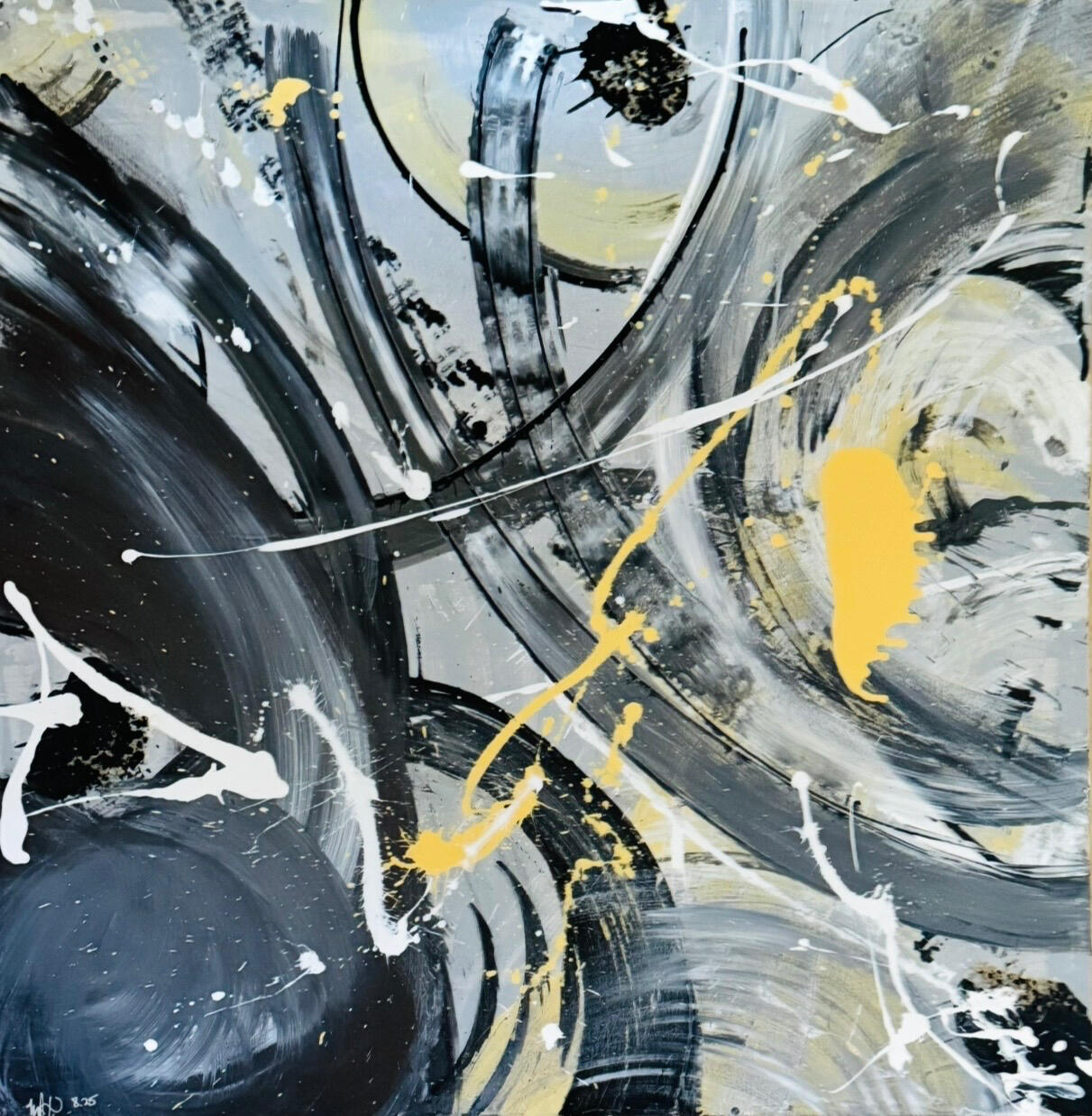 "ELEGANT FURY" - 48x48 - SOLD